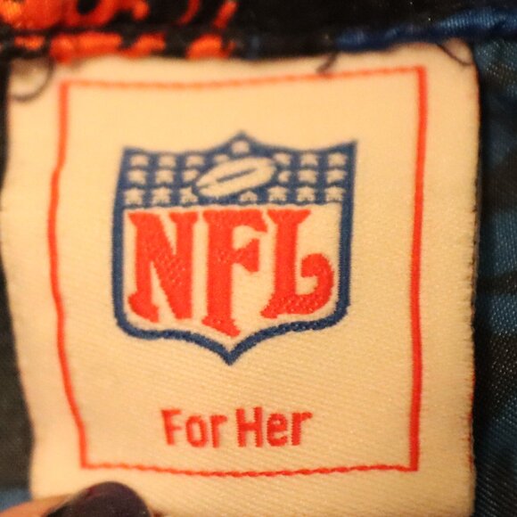 NFL for Her Chicago Bears Elastic Drawstring Waist Satin Lounge/Sleep Pant Med. - Picture 2 of 12